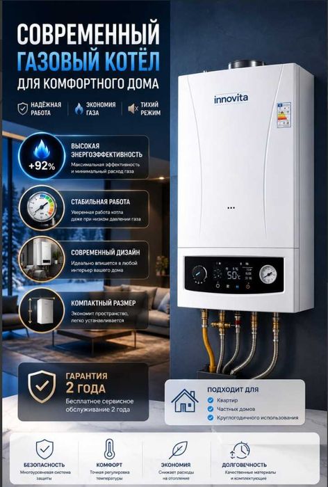 INNOVITA 16kVt gazli kotel katyol газовый котел катёл со склада оптом