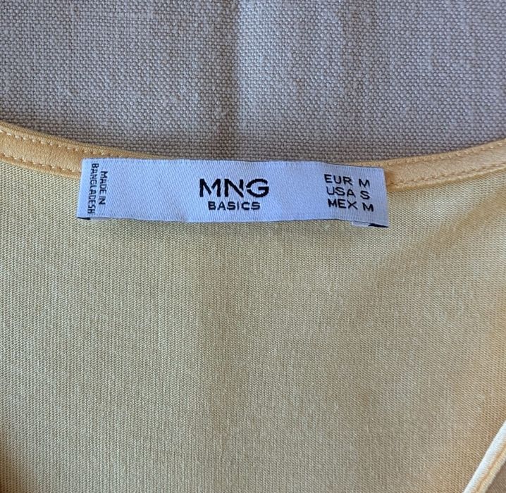 Bluza galbena Mango. Mărimea M