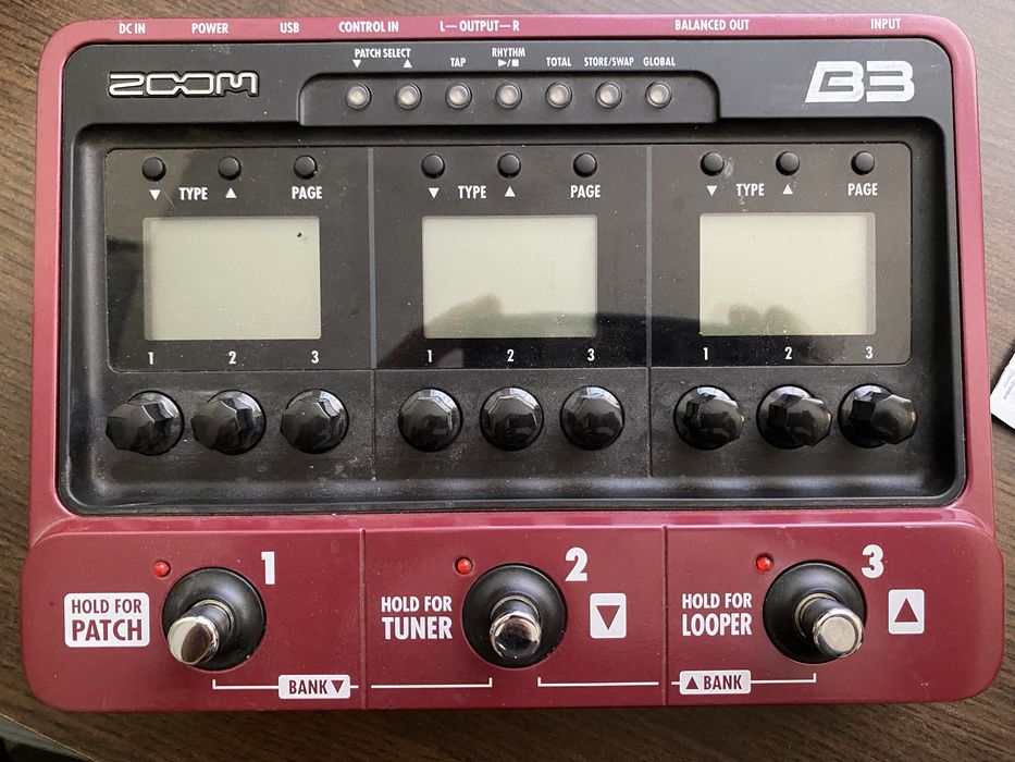 Ефекти за бас китара ZOOM B3