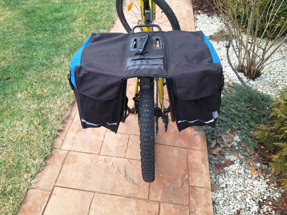 Set Genți Portbagaj M-Wave Amsterdam Double Albastru/Negru