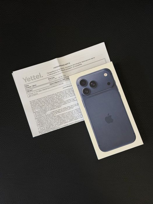 Чисто нов iPhone 17 PRO MAX 256 GB