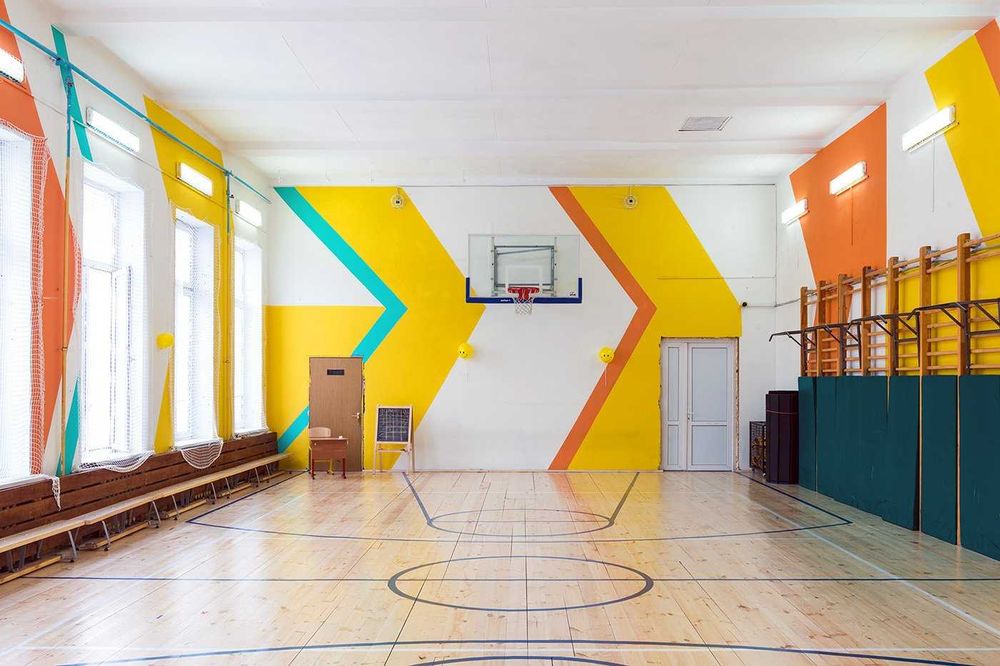 Акриловая краска для пола и стен для школ и детских садов