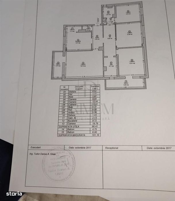 Steaua - Etaj 1 - Bloc Izolat - 4 Camere - 2 Bai - 2 Balcoane - Centra
