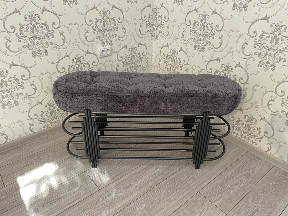 Обувница-пуфик. Yumshoq mebel. Pufik. Banketka