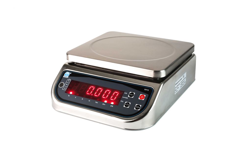 Влагозащищенные весы WPS-6K2  макс=6kg, d=2g.
