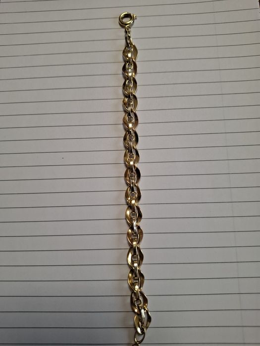 Златна дамска гривна 14К, 18/19 см 7,20 гр  650 евро