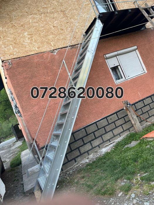 Scări metalice zincata