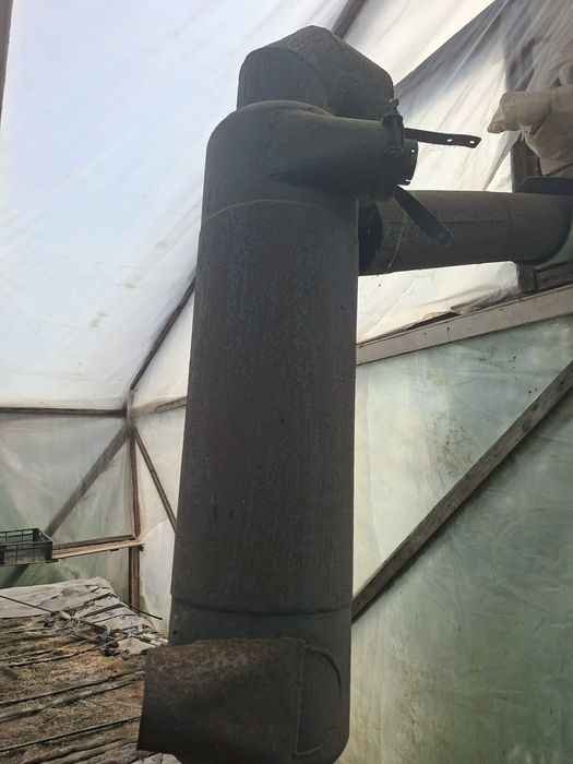 Sobă industrială pe lemne și cărbuni – 40 kW – cu recuperator de căldură și ventilatoare