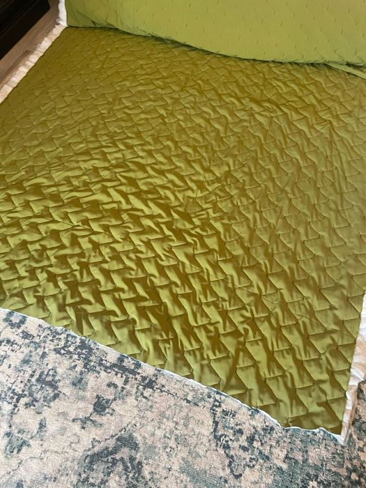 Material Geaca Fas Poliester Matlasat Verde 32 metri