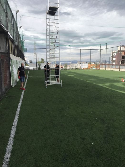 Мобилно алуминиево скеле под наем раб. височина от 2 м до 9 м