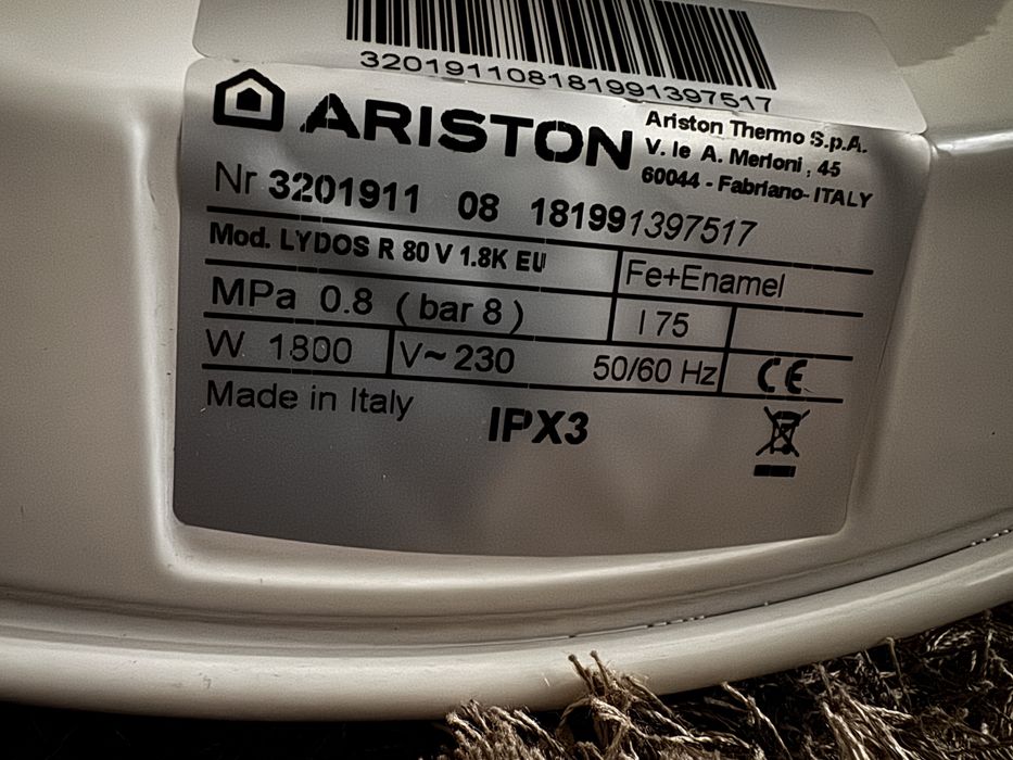 Boiler Ariston Lydos R 80