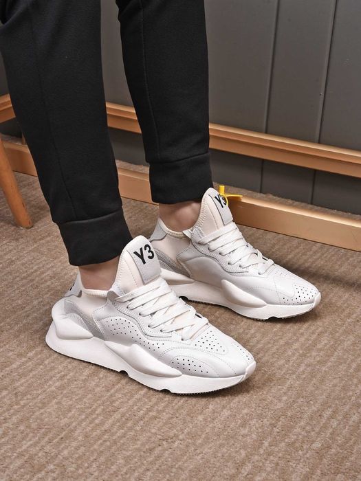 Adidasi Y-3, Kaiwa - White Premium din Piele NOI Yohji Yamamoto Y3