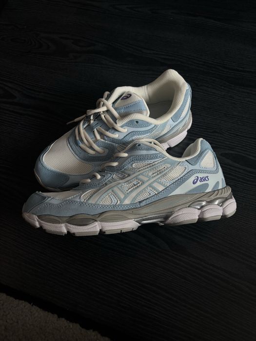 asics gel nyc cream arctic sky