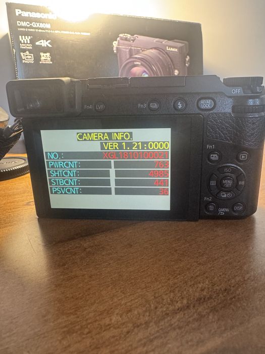 Panasonic lumix gx80 и кит 12-60mm Под 5000 кадъра