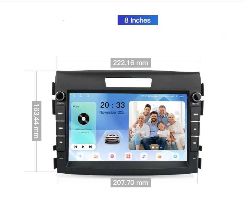 Honda CR-V 2012-2016 8” 2-DIN с Android 14, 4/64GB