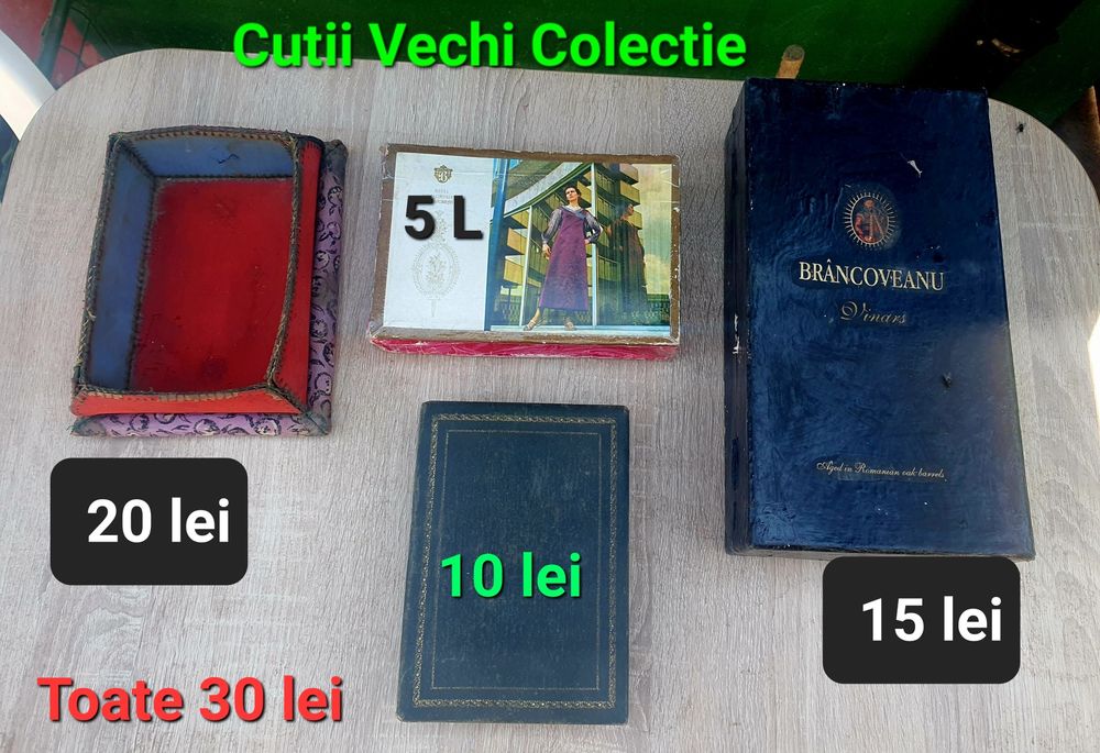 Cutii carton vechi