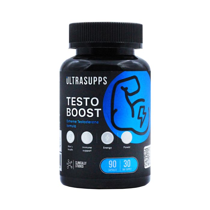 Бустер тестостерона Ultrasupps Testoboost 750 мг 90 капсул