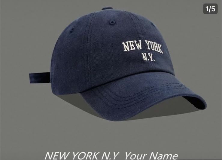 Стильная бейсболка New York N.Y. в классическом дизайне.