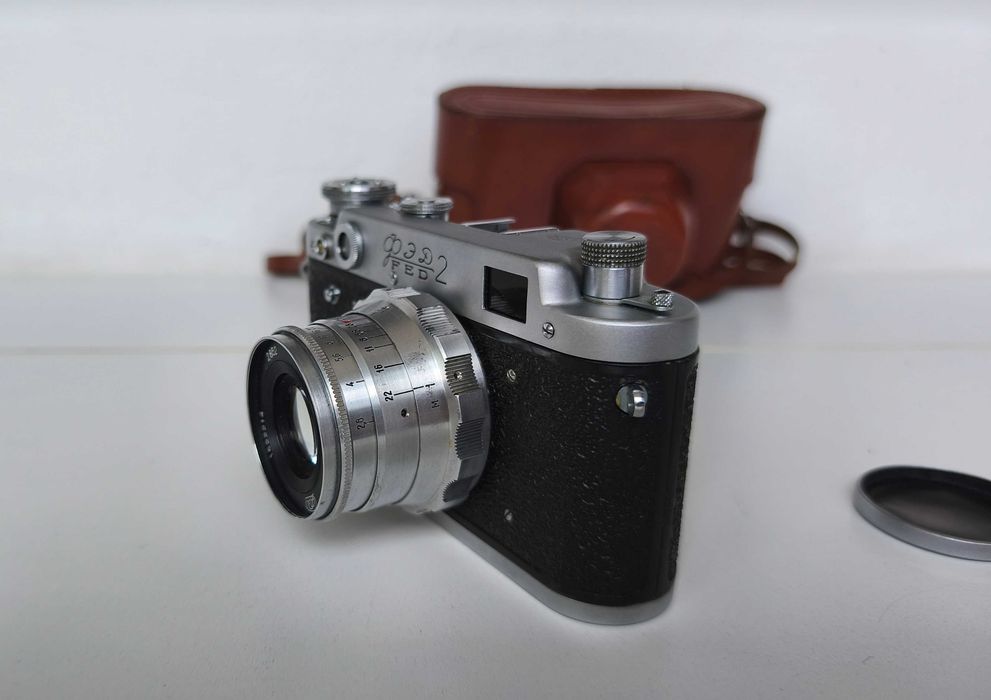Aparat foto, vechi, pe film, FED2