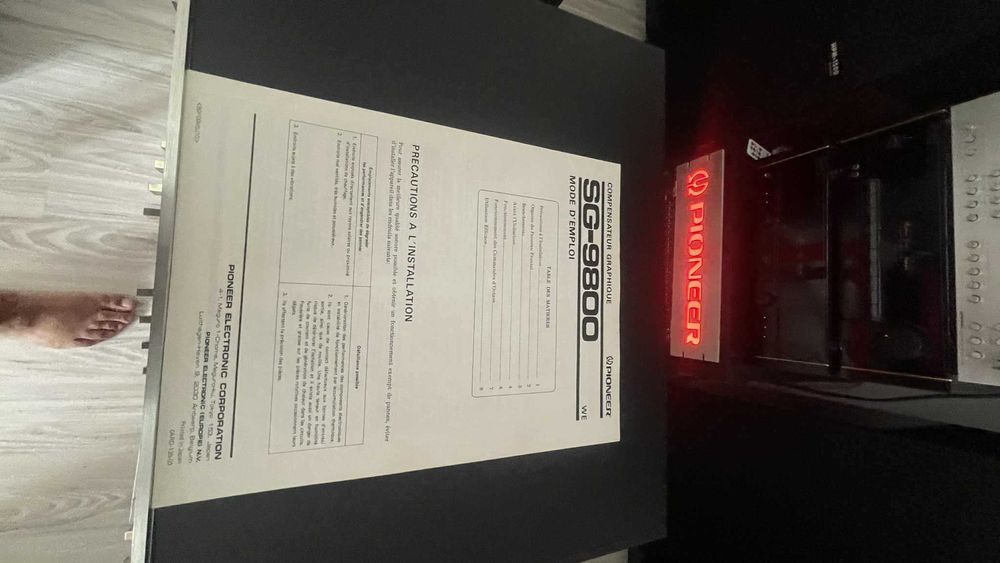 Pioneer sa 9800-Pioneer sg 9800