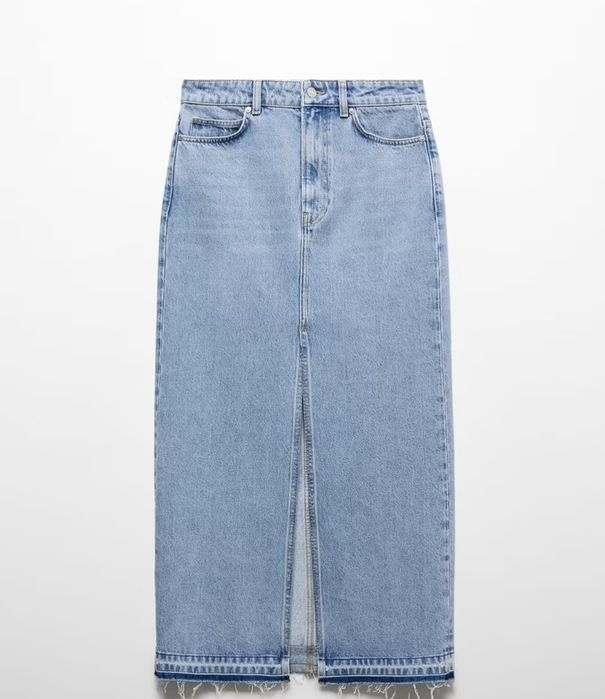 Fusta din denim Mango