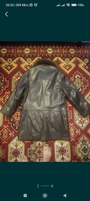 Дубленка кожанная