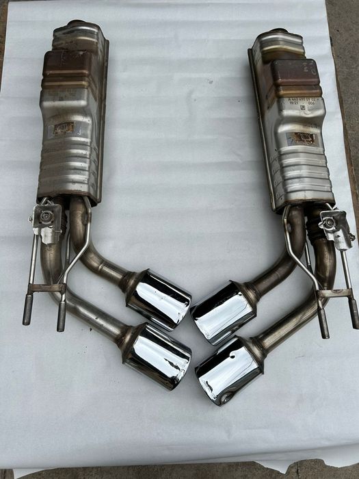 Выхлоп амг  гелендваген