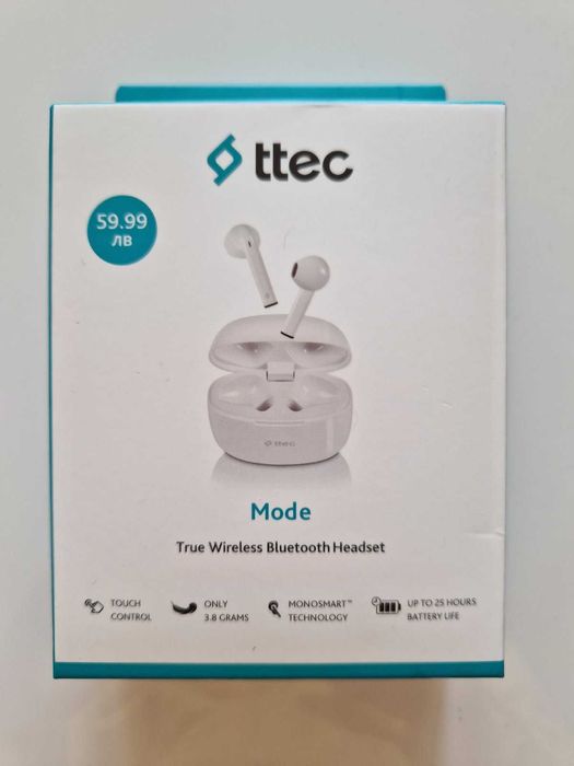 Безжични слушалки ttec-налични 2 броя