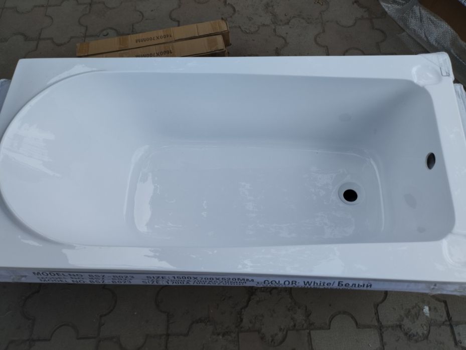 Ванная акрил размеры разные