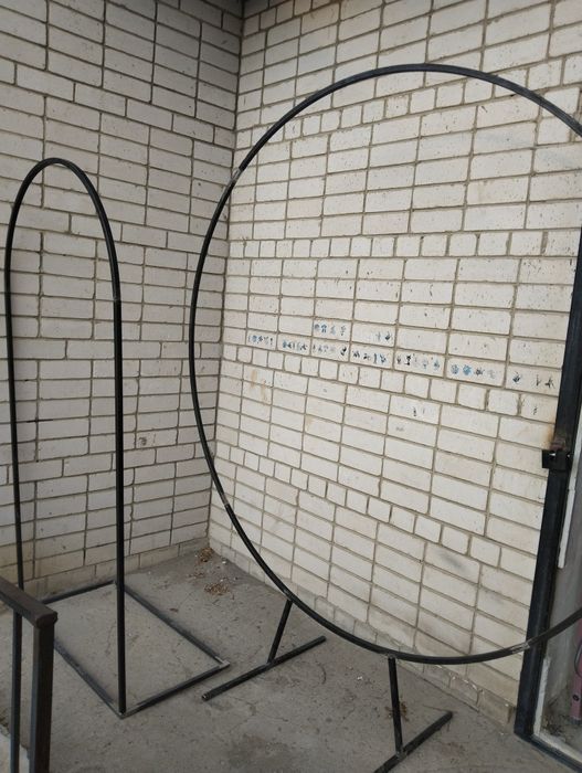 Круглый каркас из профильной трубы