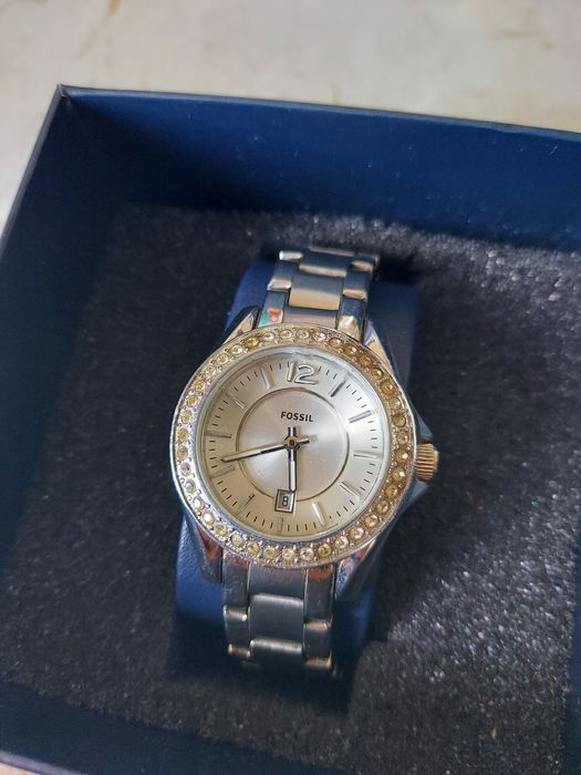 Ceas dama Fossil es 2879,baterie nou ,stare buna