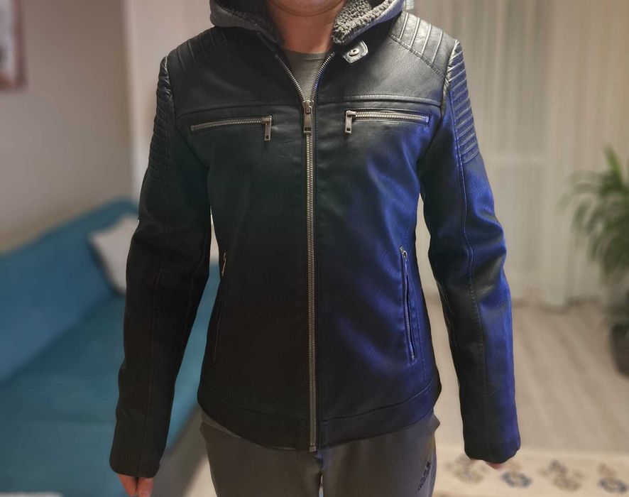 Geaca Barbati Marime M Imitatie Piele