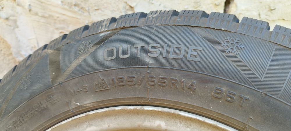 Шины зимние с дисками 185/65/14
