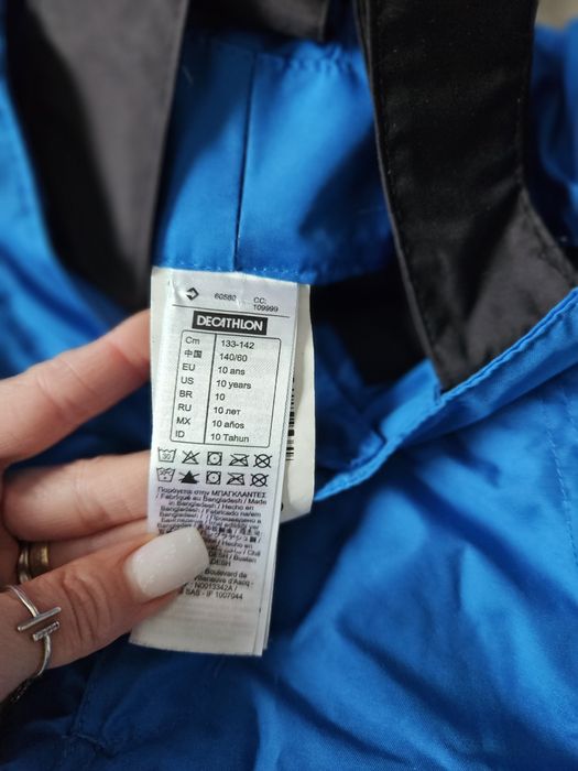 Pantaloni ski/ salopeta Decathlon wedze 10-11ani