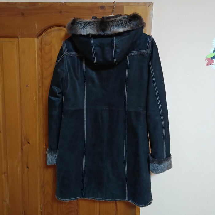 Дамски кожух от естествена кожа Newton