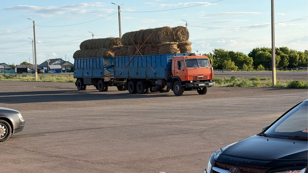 Сено в рулонах разнотраие достака по облости