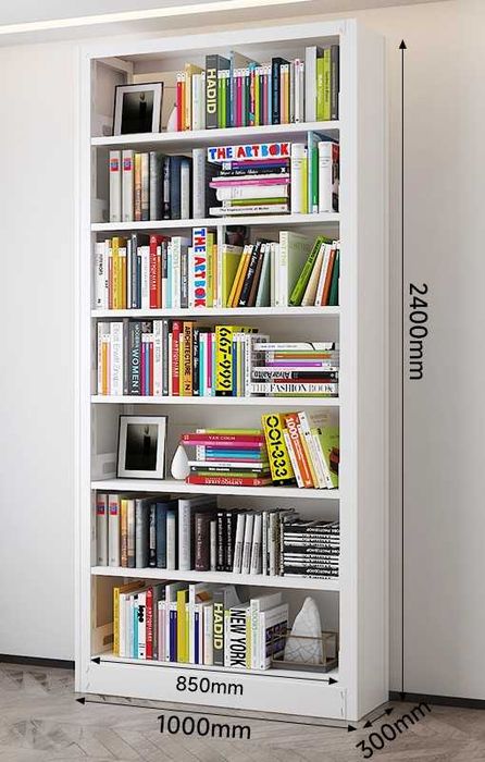 Многоуровневая стальная книжная полка для библиотеки