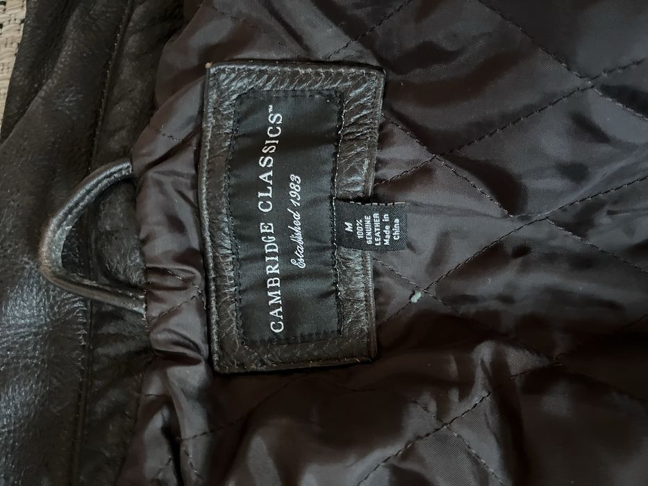 Мъжка кожена шуба телешки бокс размер М