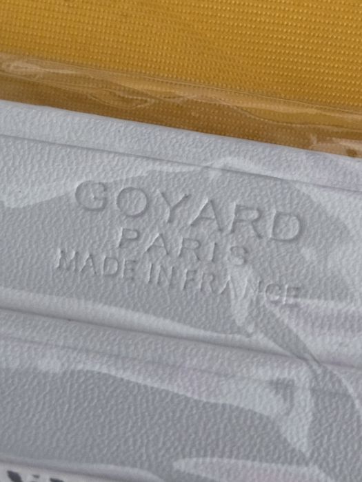 Card holder goyard // alb