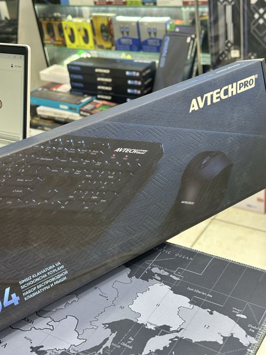 Беспроводной клавиатура мышь A4tech Simsiz klaviatura A4tech