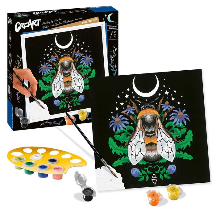 Картина за рисуване по номера Ravensburger CreArt оцветяване с бои 7 вида