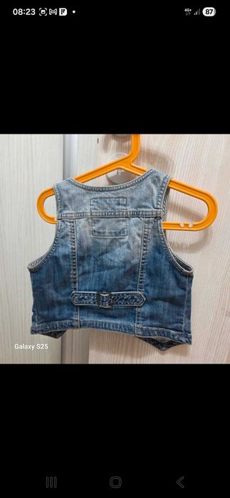 Vesta de blugi fetițe marimea 6-7 ani H&M