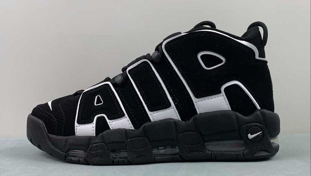 Нови мъжки маратонки Nike Air More Uptempo OG black white