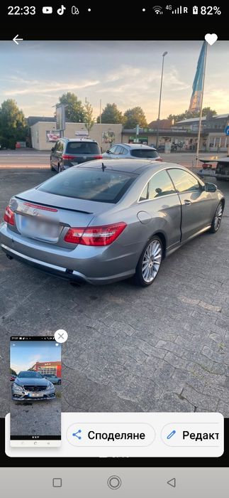Mercedes Benz E350 Coupe AMG   феис Нов внос Германия