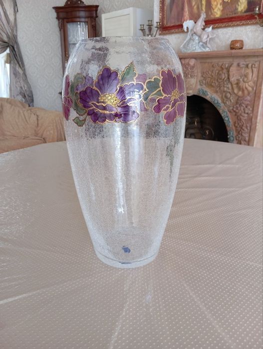 Ваза из богемского стекла