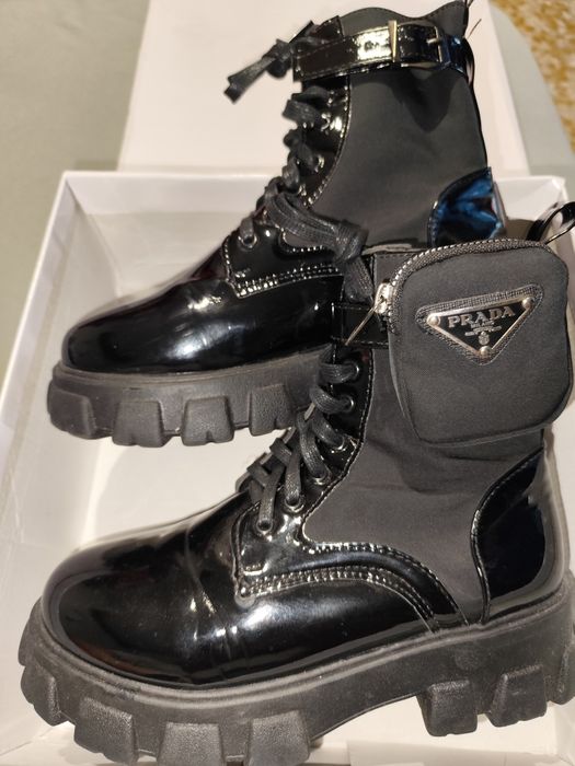 Ghetute Prada Monolith Nylon - 39 - Noi