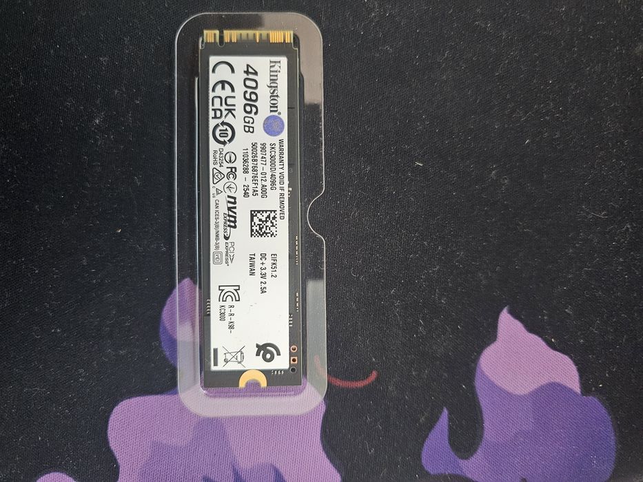 Kingston KC3000 4TB PCIe 4.0 NVMe M.2 SSD