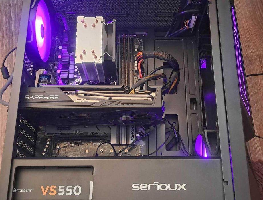 VANDUT PC Gaming I5 9600KF/RX 5700-8 GB/16 GB DDR4/SSD+HDD/GTA5/CS GO,etc