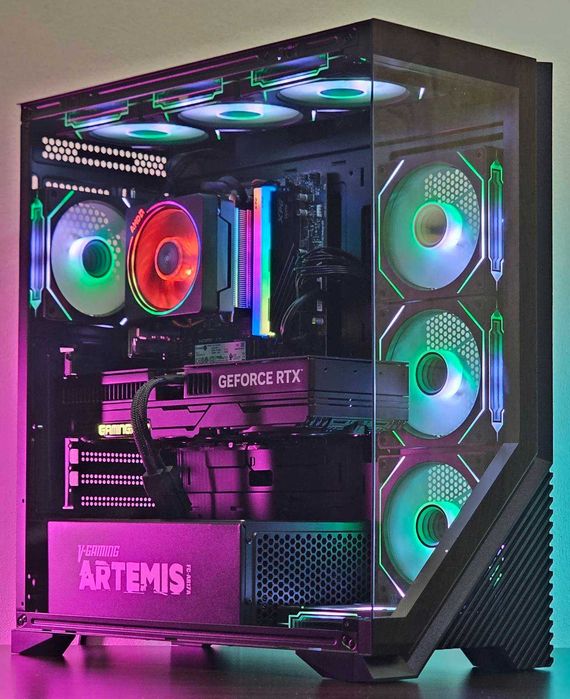 RTX 5070 12GB/Ryzen 7-7700/RAM 32GB/SSD 1TB/Чисто Нов+Гаранция