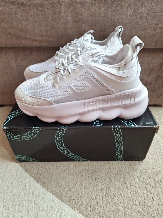 Papuci Versace Chain Reaction Albi 42